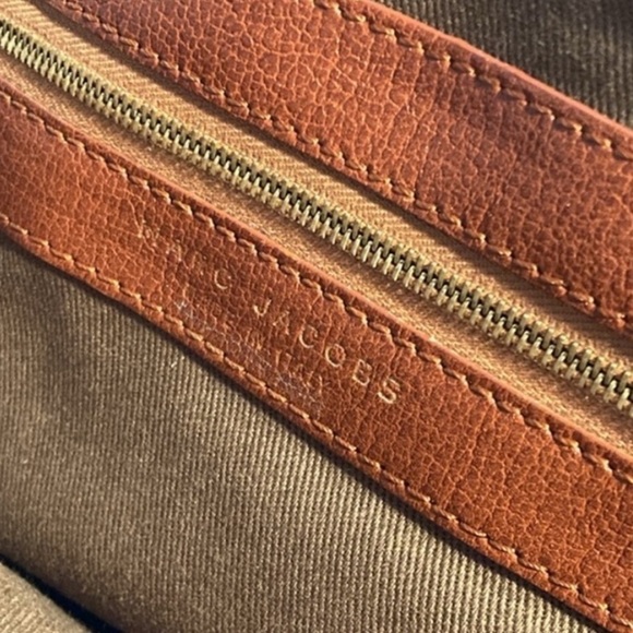 Marc Jacobs Stam Purse Satchel Frame Quilted Leather Gold Chain Kiss Lock(Rare) - Picture 13 of 15